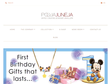 Tablet Screenshot of poojajuneja.com